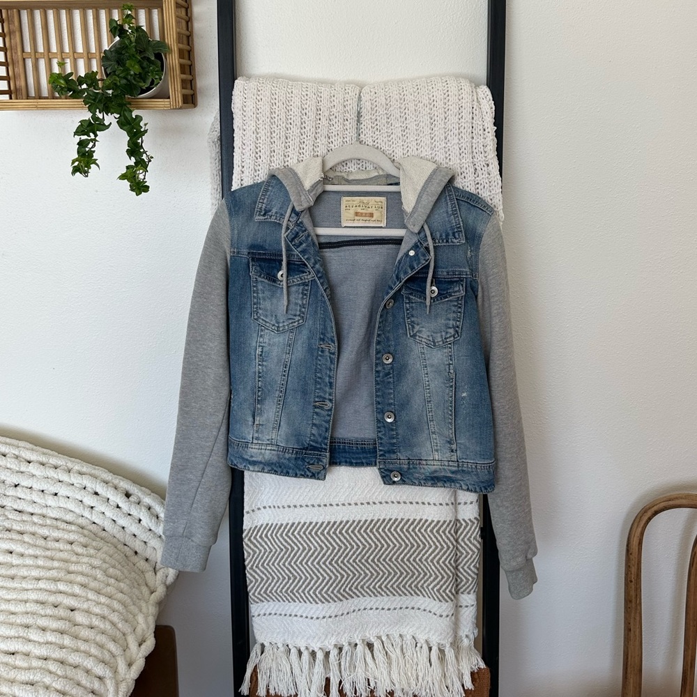 Hooded Jean Jacket